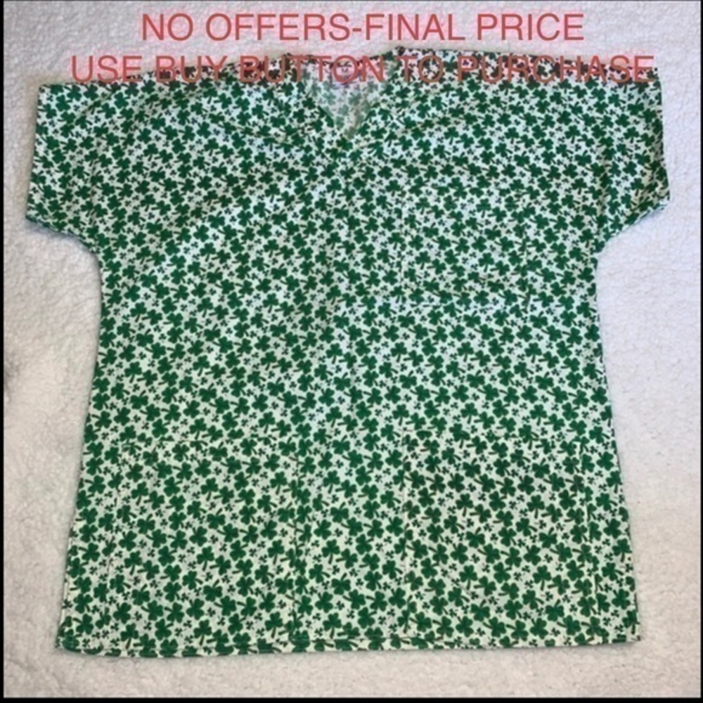 Shamrock Scrub Top